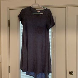 LuLaRoe Carly in heather blue